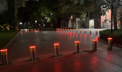 全自动升降路桩